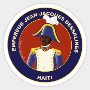 Dessalines, magnets, stickers, pin buttons, and more... Sticker